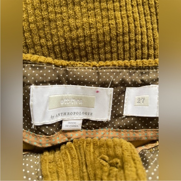 Anthropologie eat:tea wide leg corduroy pants - Picture 8 of 11